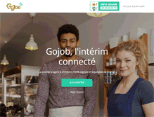 Tablet Screenshot of gojob.com